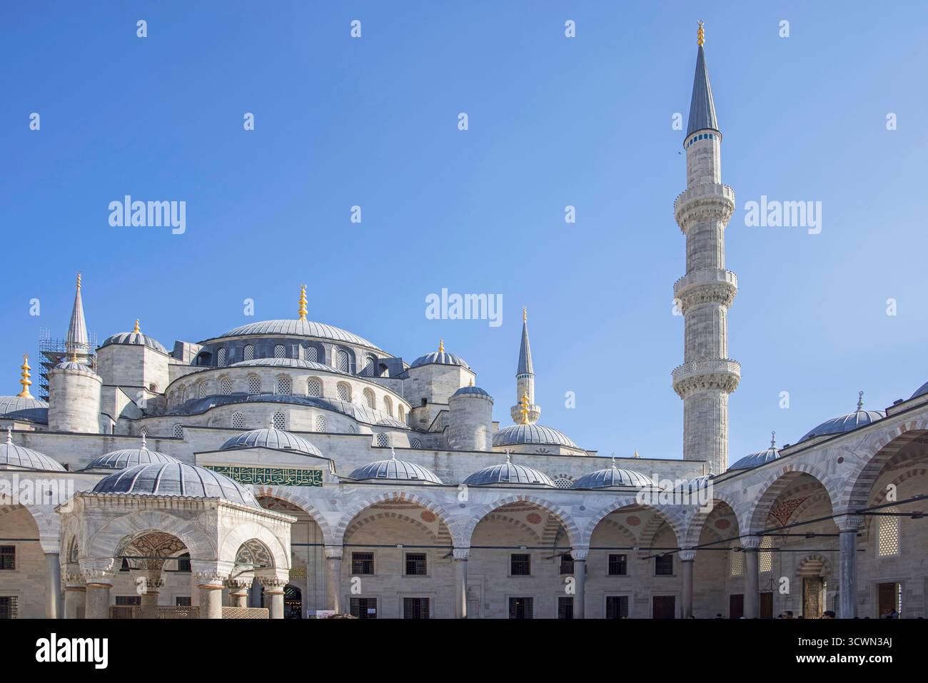Die blaue Moschee oder ahmed Moschee wurde um 1610 in istanbul in der türkei errichtet Stockfoto