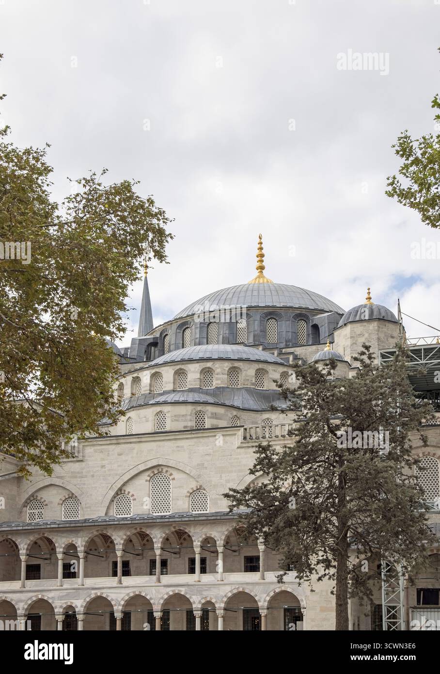 Die blaue Moschee oder ahmed Moschee wurde um 1610 in istanbul in der türkei errichtet Stockfoto
