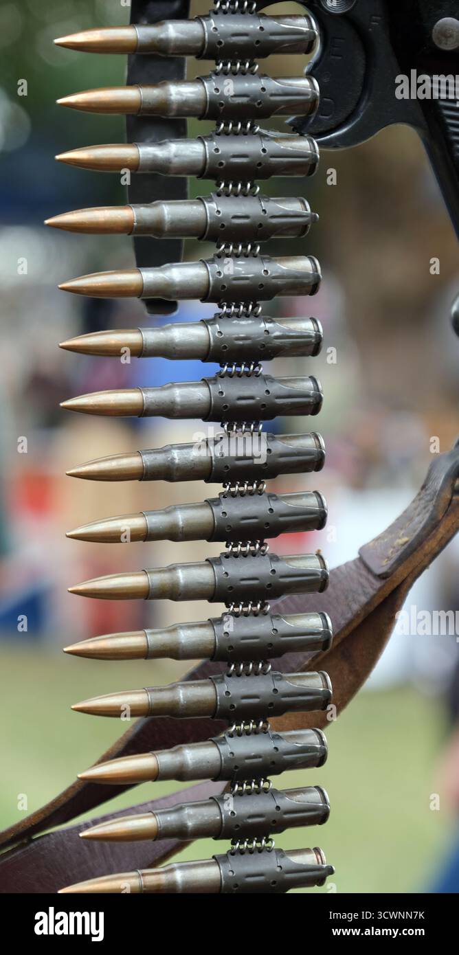 Die MG 34 war geplant und gut entwickelt, um eine leichte und mittelschwere Infanterieabdeckung für leichte und mittelschwere Maschinengewehre, Flugabwehrabwehr und sogar einen Scharfschützen zu bieten Stockfoto