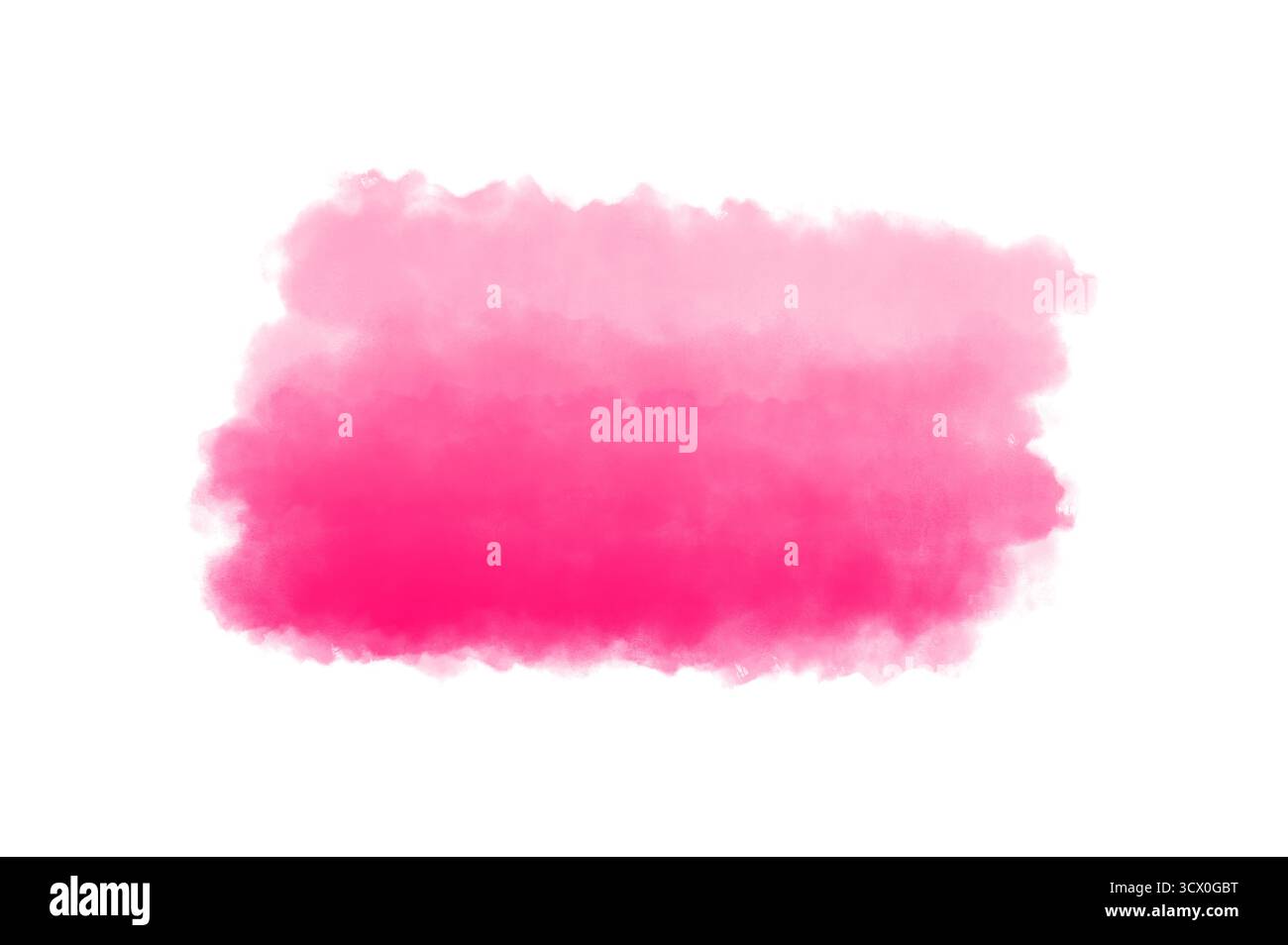 Pinseletikett Streifen violett rosa. Rosa Aquarell Hand gezeichnet isolierte Strichvektorfleckung auf weißem Hintergrund. Wasserfarbe nass Pinsel Farbe Aquarelle krank Stockfoto