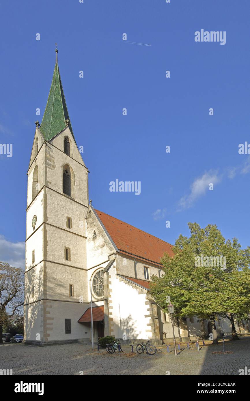 Stiftskirche St. Moriz erbaut im 14. Jahrhundert, Rottenburg am Neckar, Neckartal, Baden-Württemberg, Deutschland Stockfoto