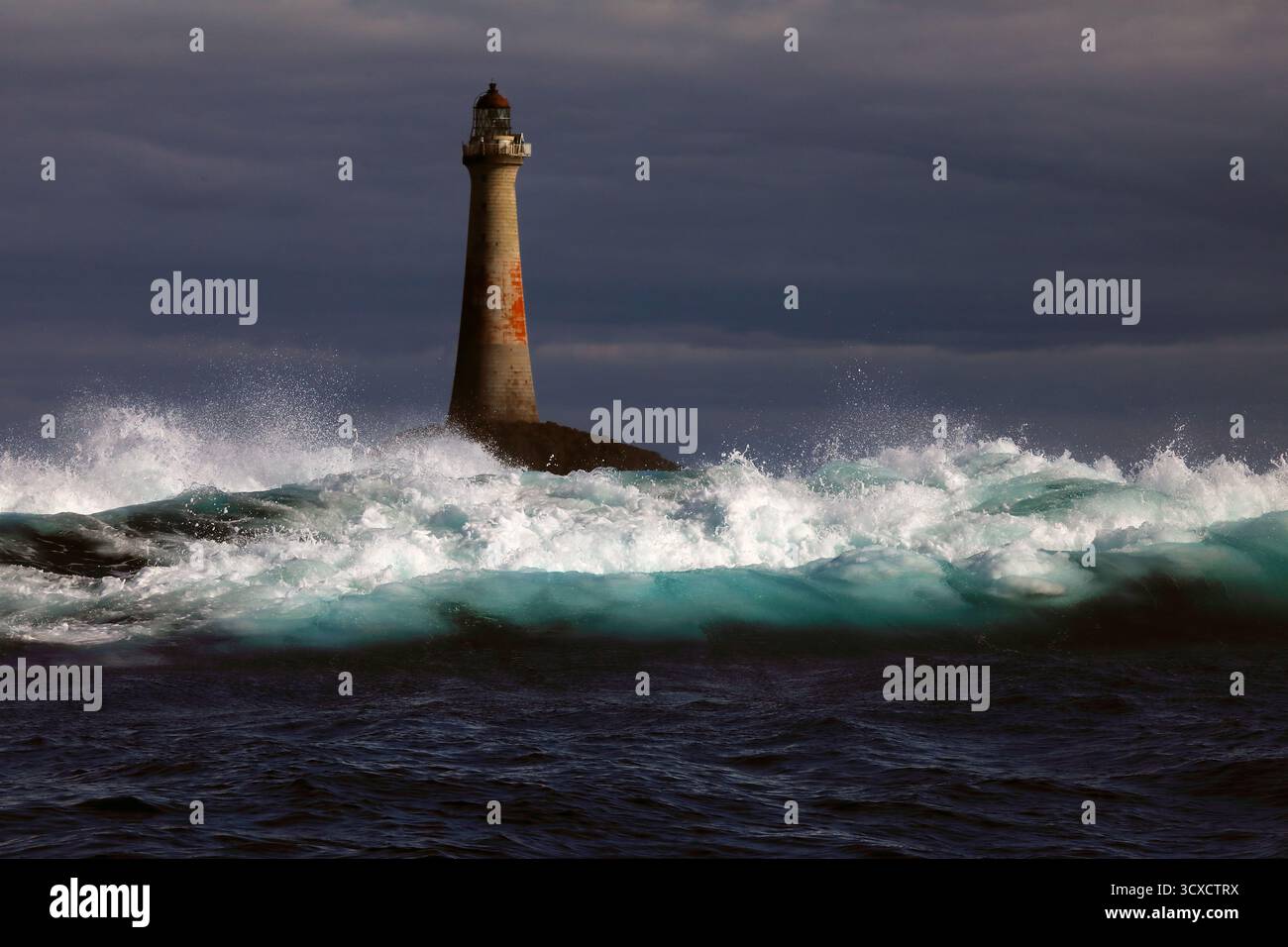 Dubh Artach Lighthouse, westlich von Schottland Stockfoto