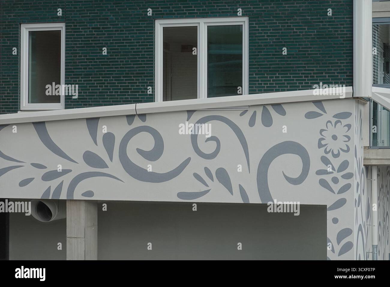 Zaanstad, postmoderne Architektur // Zaanstad, postmoderne Architektur Stockfoto