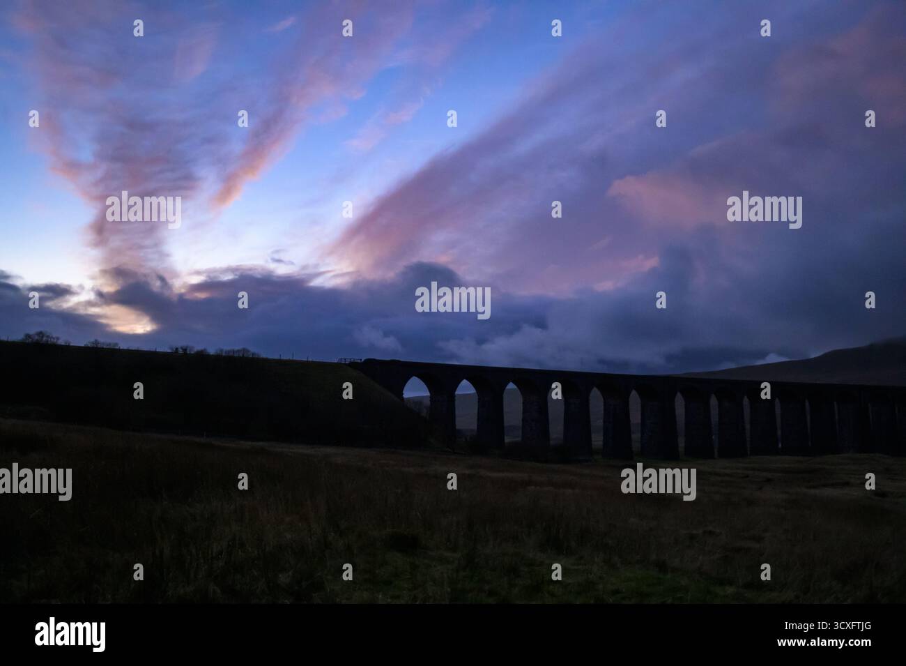 Ribblehead-Viadukt, Yorkshire Stockfoto
