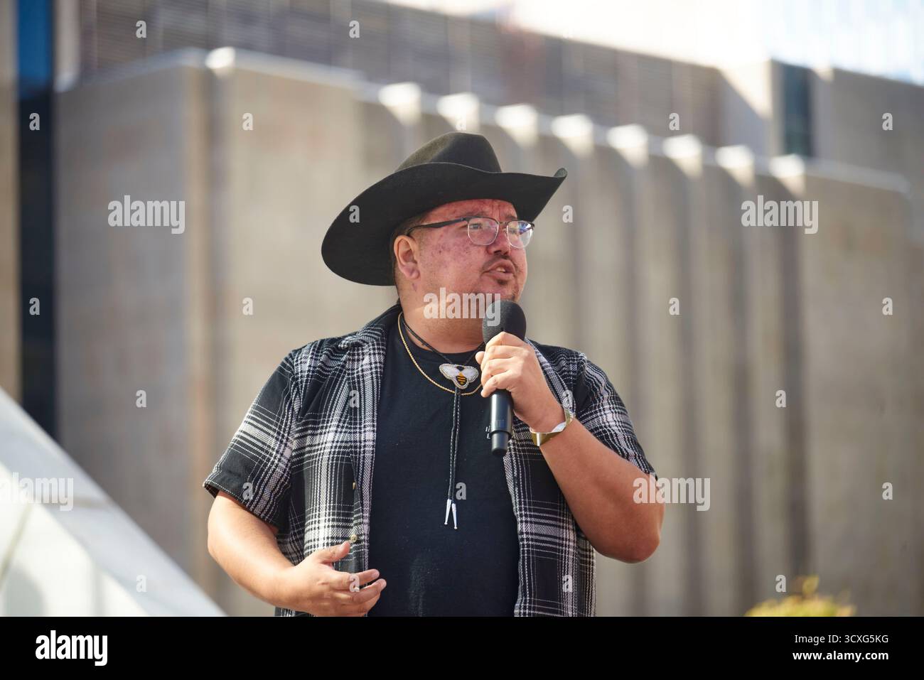 Wahrheits- und Versöhnungstag 2025 am Nathan Phillips Square der Stadt Toronto. Stockfoto