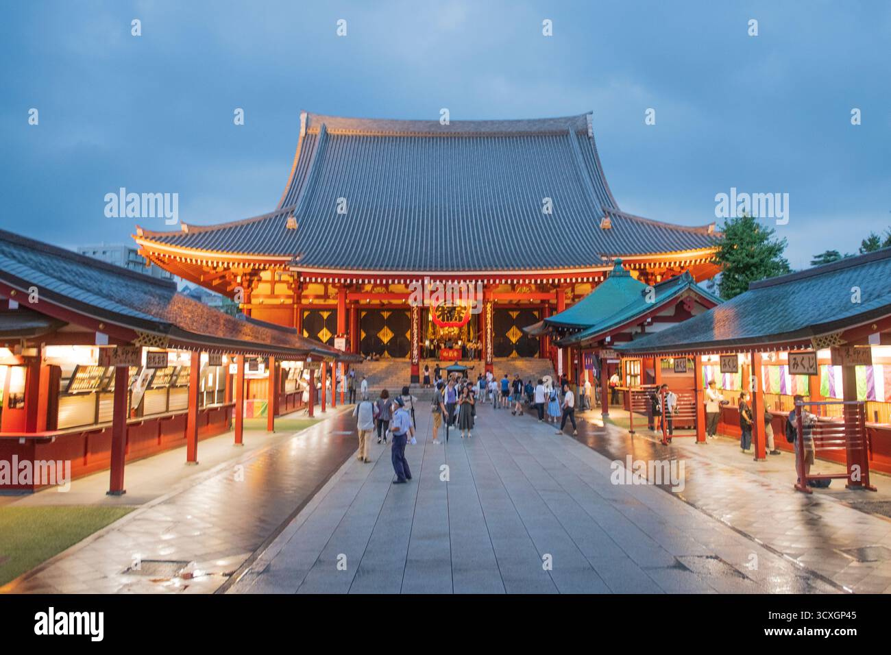 Senso-JI-Tempel, Haupthalle. Tokio, Japan Stockfoto