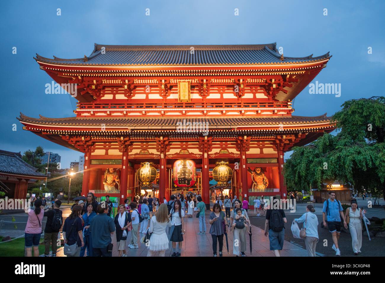 Senso-JI-Tempel, Haupthalle. Tokio, Japan Stockfoto