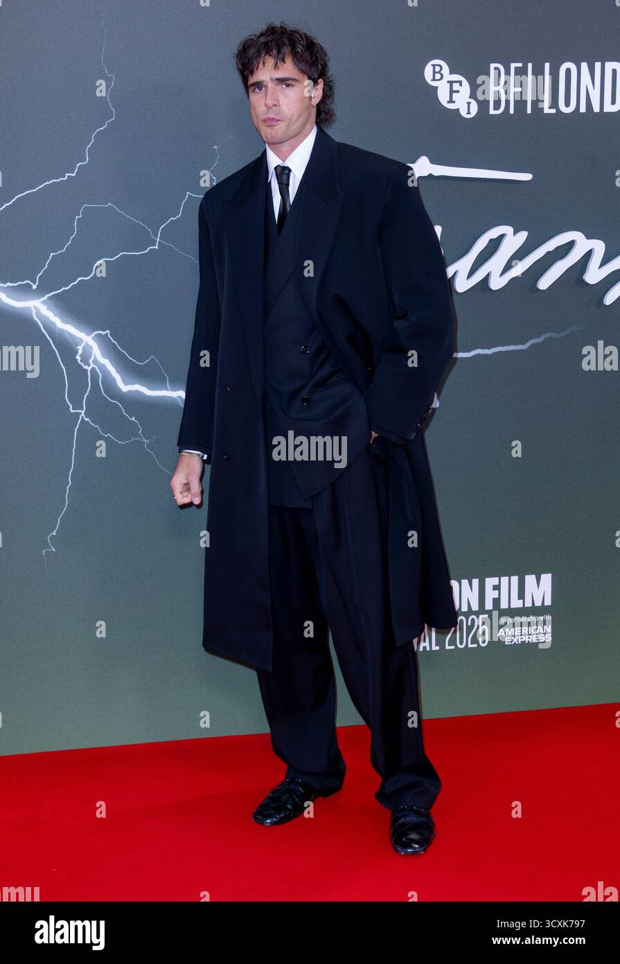 13. Oktober 2025, London, England, UK - Jacob Elordi bei der Frankenstein Premiere, BFI London Film Festival 2025, Royal Festival Hall Stockfoto