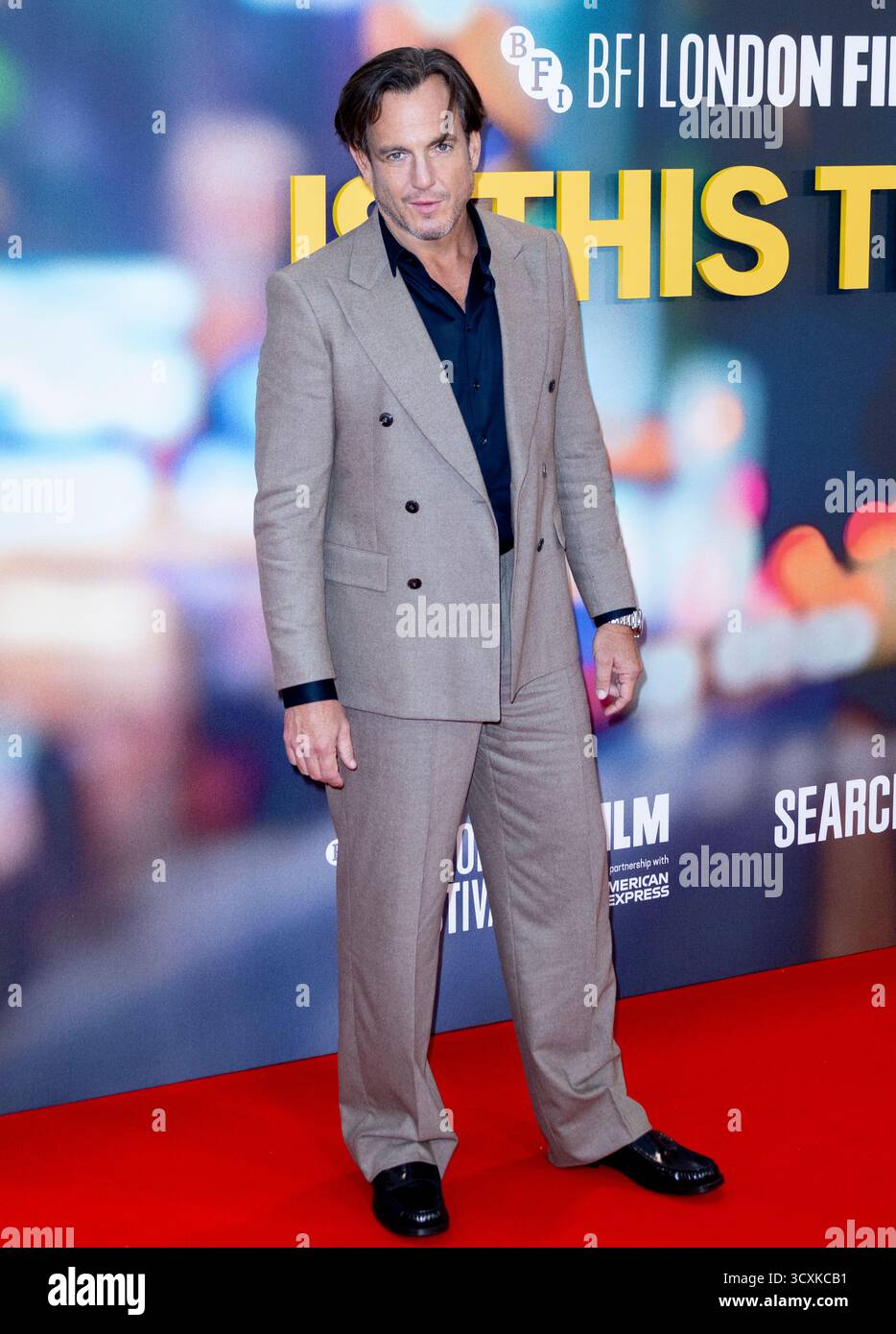 14. Oktober 2025, London, England, Großbritannien - wird Arnett anwesend sein? Premiere, BFI London Film Festival 2025 - Royal Festival Hall Stockfoto