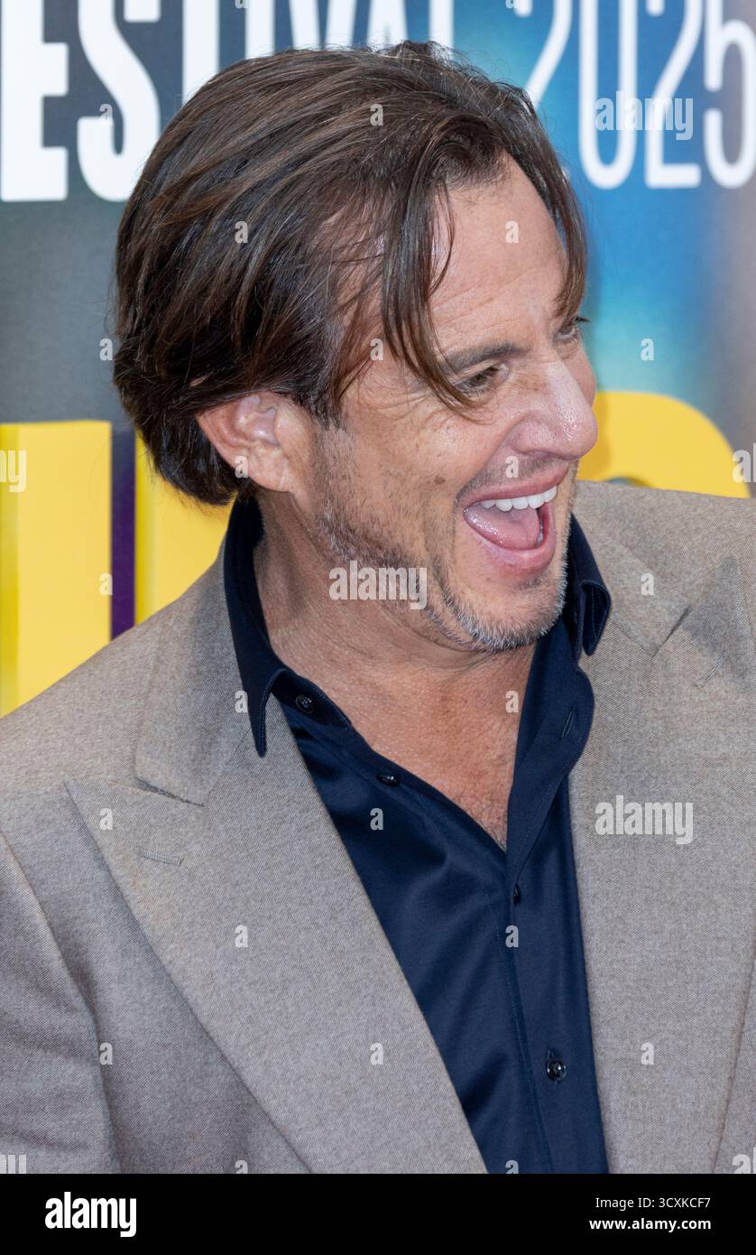 14. Oktober 2025, London, England, Großbritannien - wird Arnett anwesend sein? Premiere, BFI London Film Festival 2025 - Royal Festival Hall Stockfoto