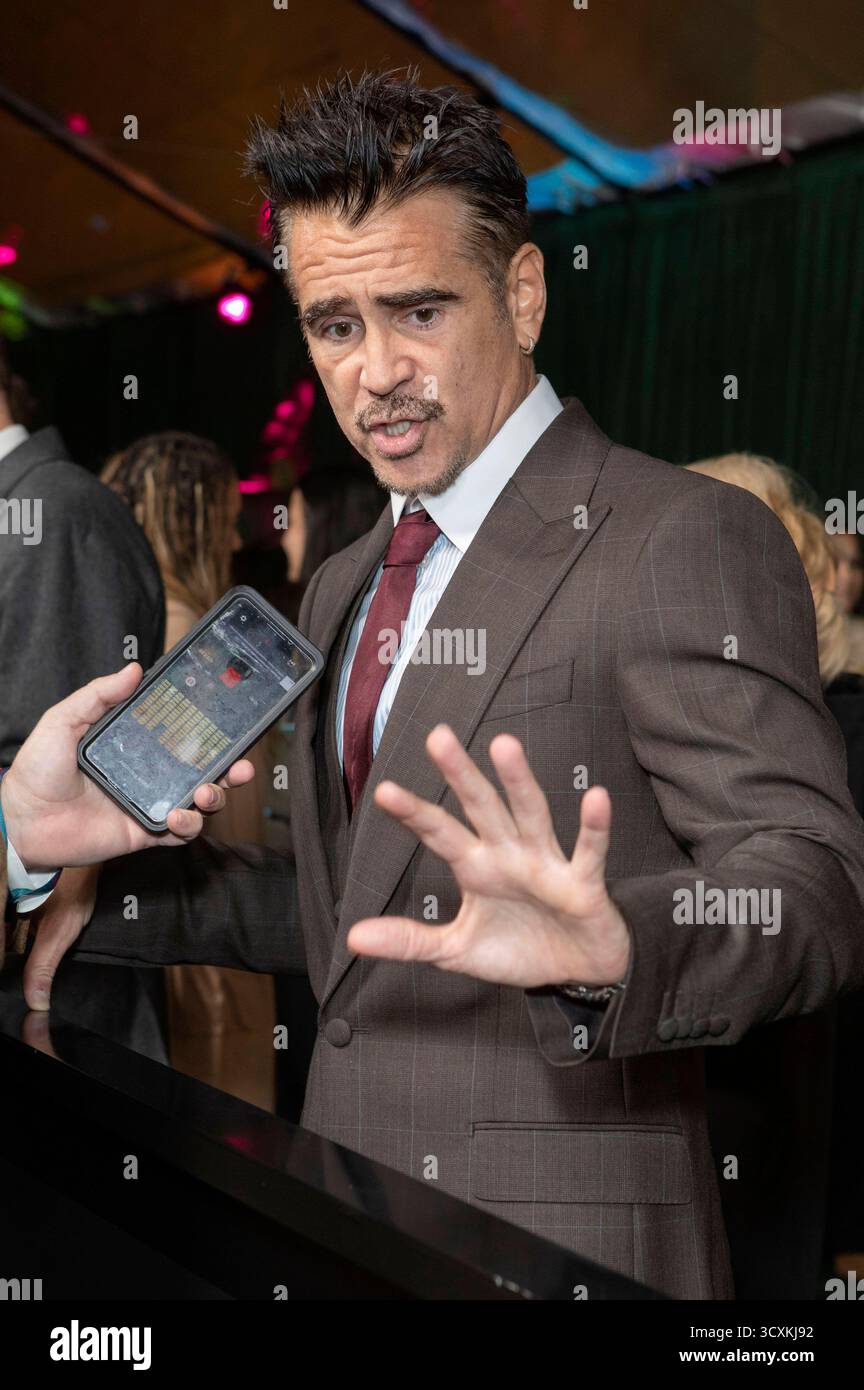 Colin Farrell beim Special Screening des Kinofilms Ballad of a Small Player im Egyptian Theatre. Los Angeles, 14.10.2025 *** Colin Farrell bei der Sondervorführung des Films Ballad of a Small Player im Egyptian Theatre Los Angeles, 14 10 2025 Foto:XC.xVanxWagonerx/xFuturexImagex Player 5099 Stockfoto