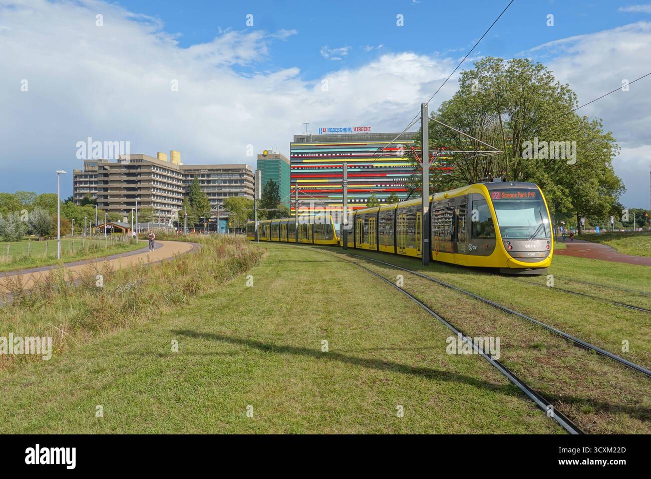 Universität Utrecht, Straßenbahn // Universität Utrecht, Tramway *** Universität Utrecht, Tramway Universität Utrecht, Tramway Stockfoto