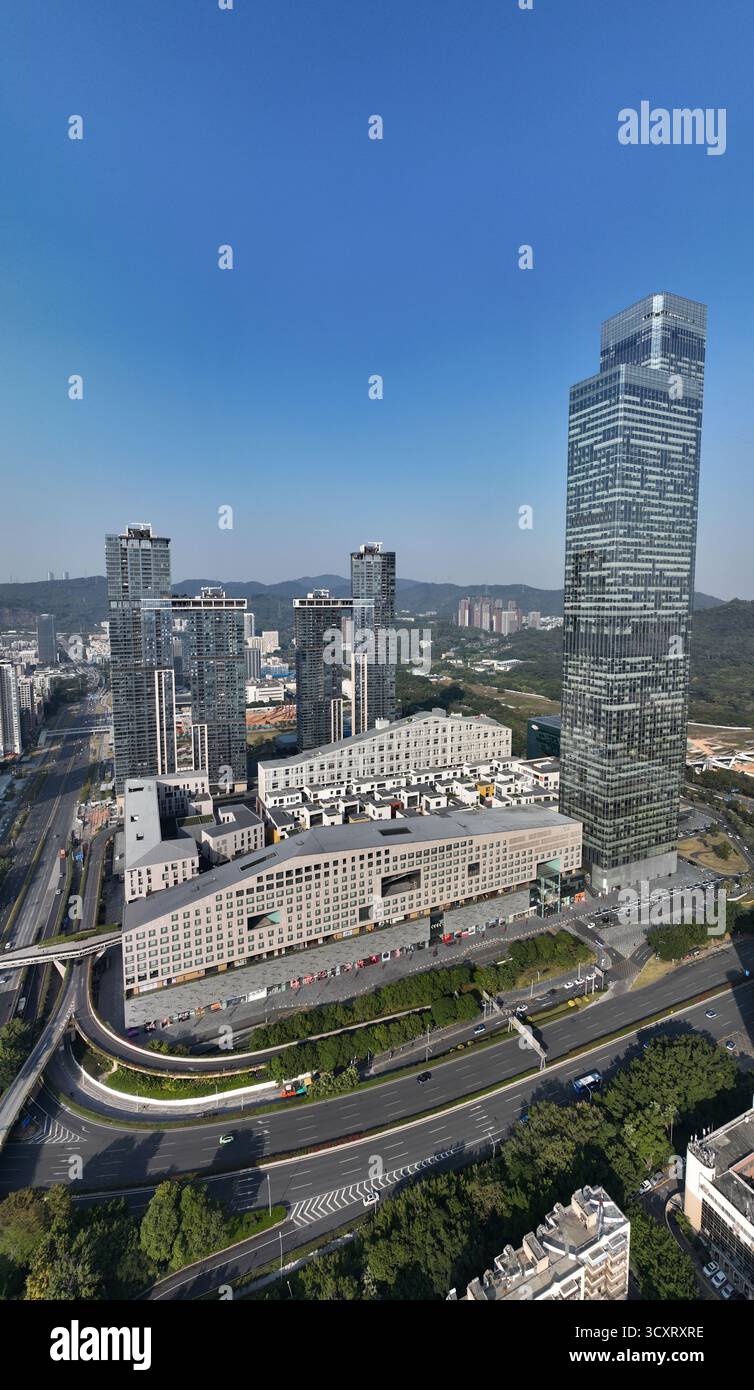Luftaufnahmen von Shenye Shangcheng im Bezirk Futian, Shenzhen, Provinz Guangdong Stockfoto Luftaufnahmen von Shenye Shangcheng im Bezirk Futian, Shenzhen, Provinz Guangdong Stockfoto