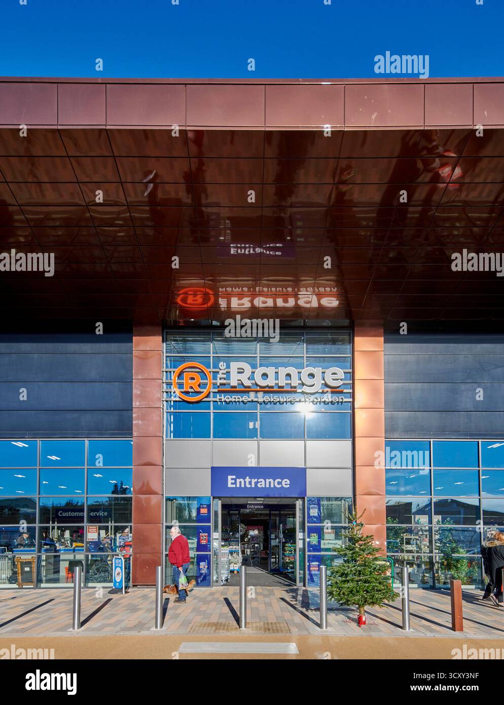 The Range, außerhalb der Stadt Einzelhandel in Paignton, Devon, Südwesten Englands, Großbritannien Stockfoto