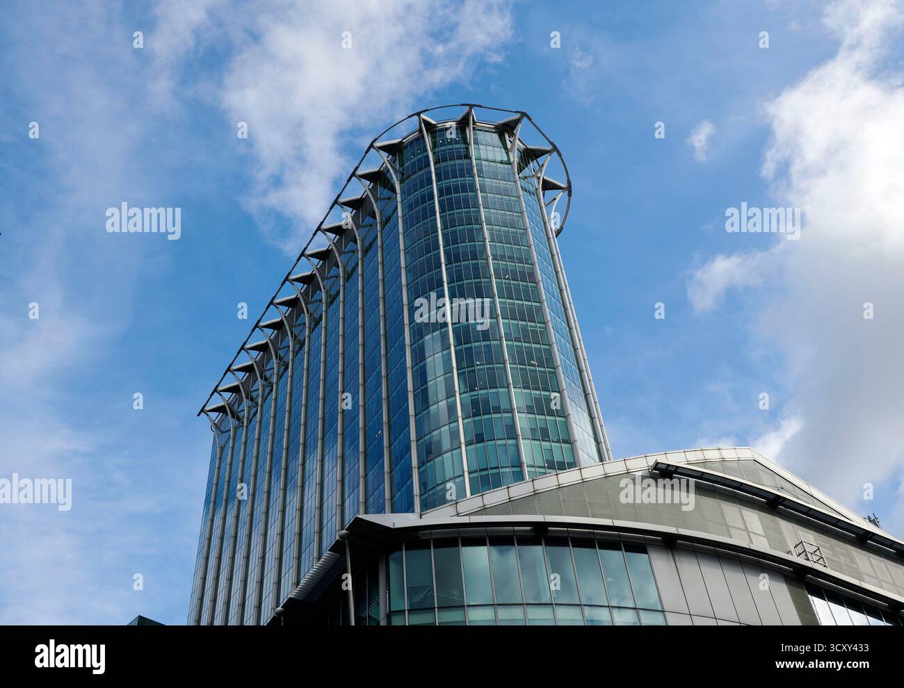 Bürogebäude in Hochhäusern an der London Wall, Südosten Englands, Großbritannien Stockfoto