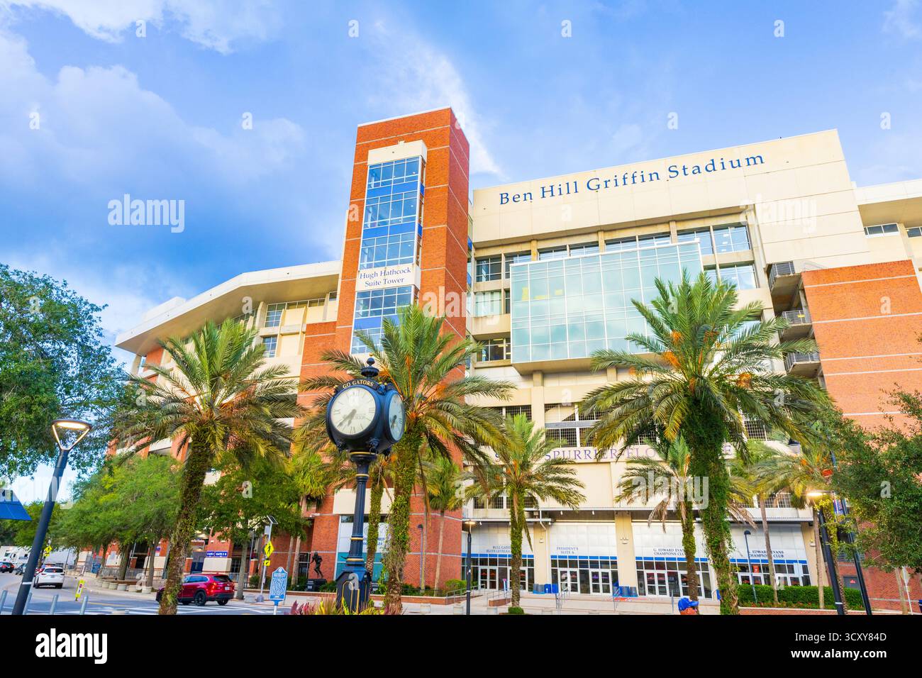 Gainesville, FL - 3. Oktober 2025: Das Ben Hill Griffin Stadium ist das Heimstadion der University of Florida Stockfoto