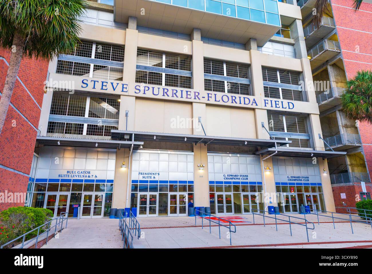 Gainesville, FL - 3. Oktober 2025: Steve Spurrier-Florida Field im Ben Hill Griffin Stadium an der University of Florida Stockfoto