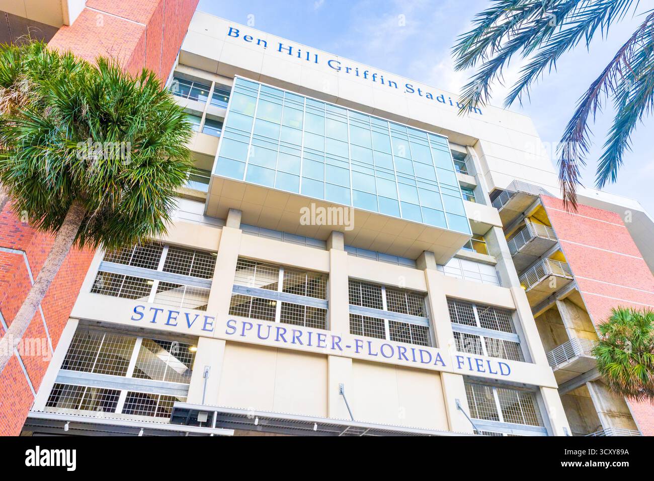 Gainesville, FL - 3. Oktober 2025: Steve Spurrier-Florida Field im Ben Hill Griffin Stadium an der University of Florida Stockfoto