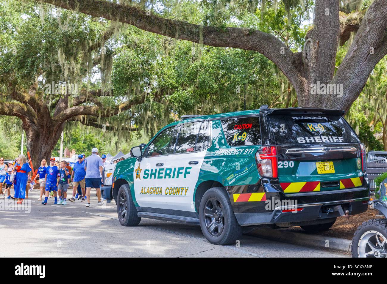 Gainesville, FL - 4. Oktober 2025: Fahrzeug des Sheriff Department in Gainesville, FL Stockfoto