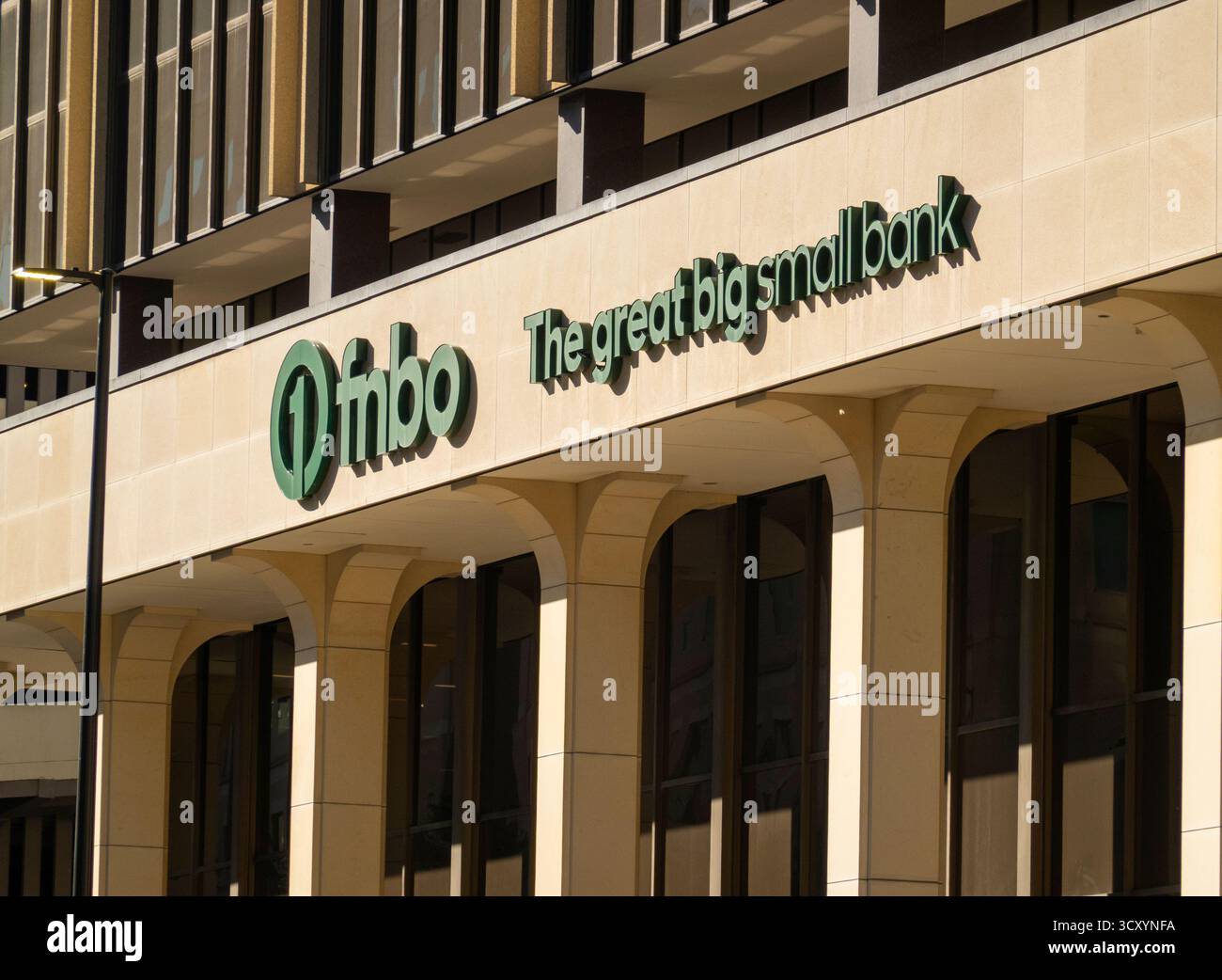 First National Bank Omaha Nebraska Stockfoto