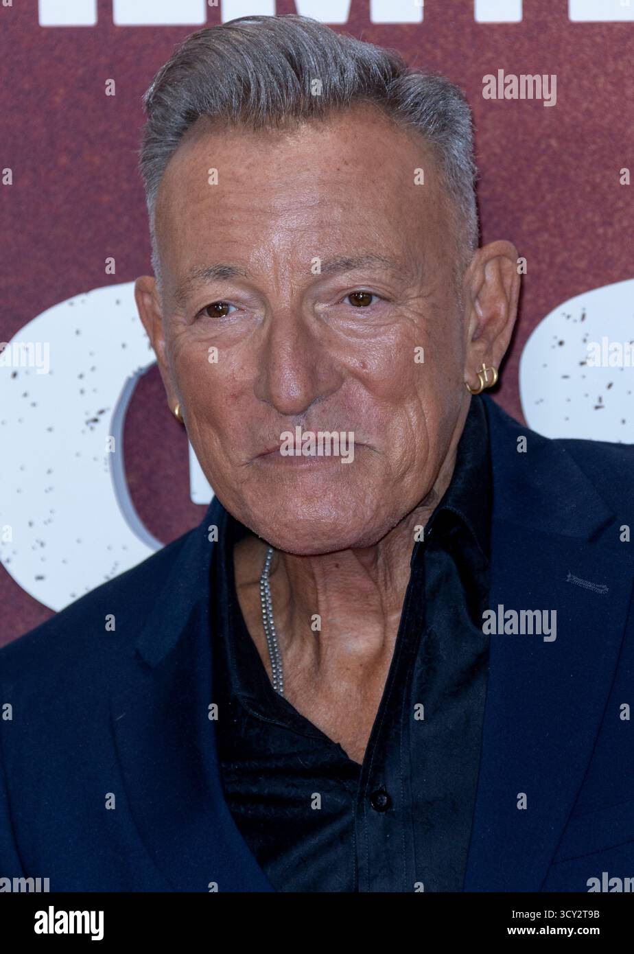 15. Oktober 2025, London, England, UK - Bruce Springsteen besucht Springsteen Delive Me from Nowhere Premiere, BFI London Film Festival 2025 - Royal Fe Stockfoto