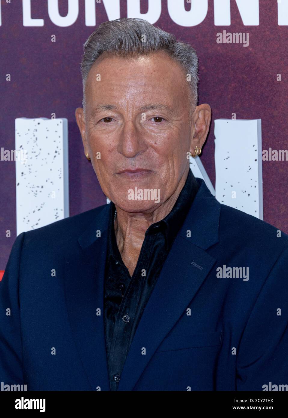 15. Oktober 2025, London, England, UK - Bruce Springsteen besucht Springsteen Delive Me from Nowhere Premiere, BFI London Film Festival 2025 - Royal Fe Stockfoto