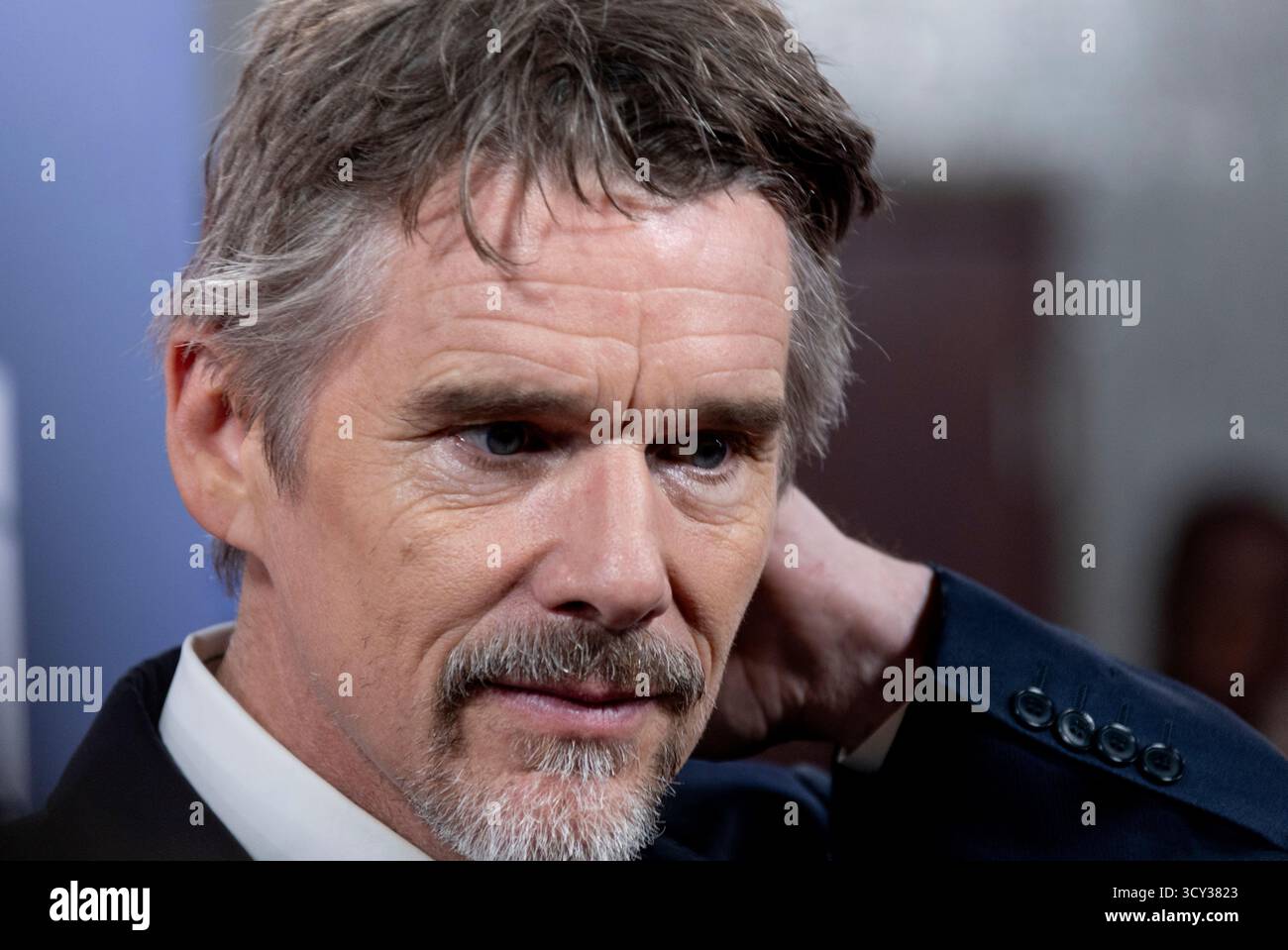 16. Oktober 2025, London, England, Großbritannien - Ethan Hawke bei der Blue Moon Premiere, BFI London Film Festival 2025 - Royal Festival Hall Stockfoto