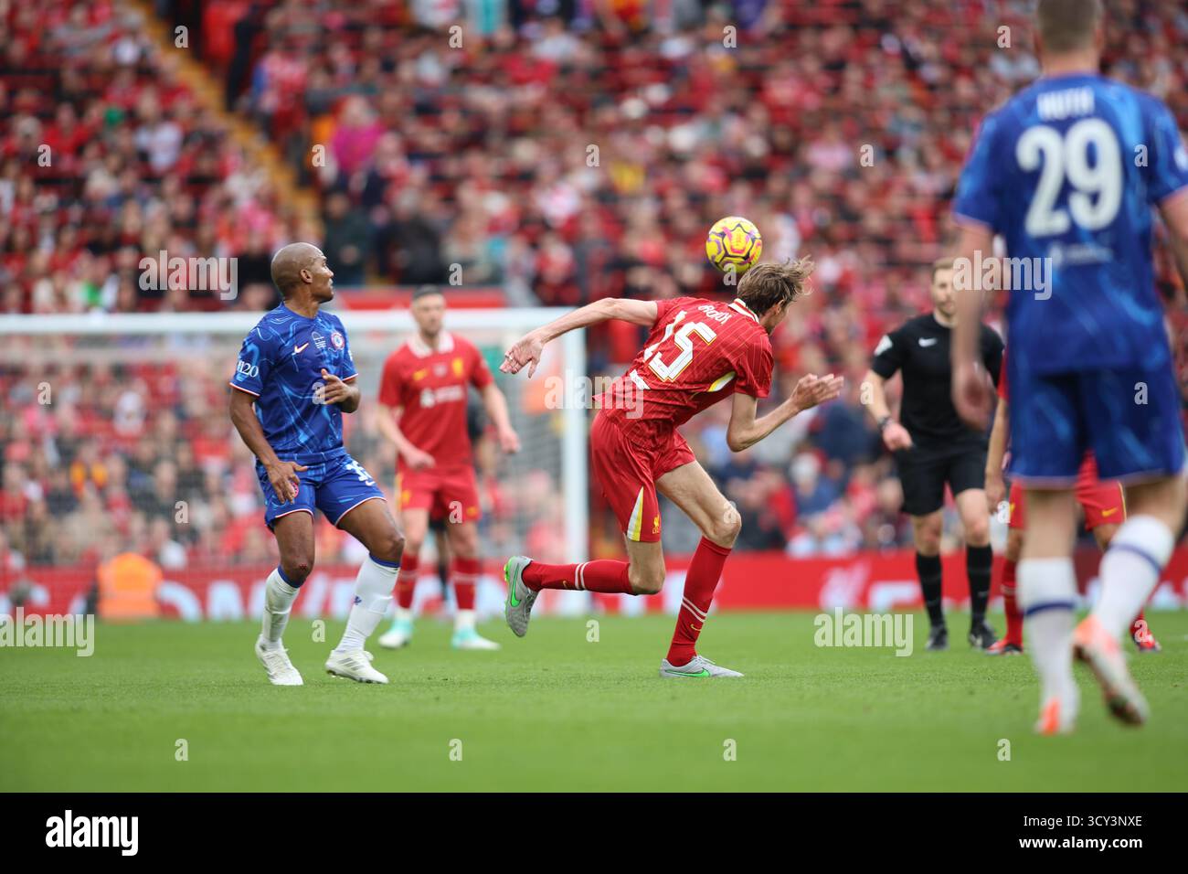 Peter Crouch Liverpool Legends gegen Chelsea Legends Stockfoto
