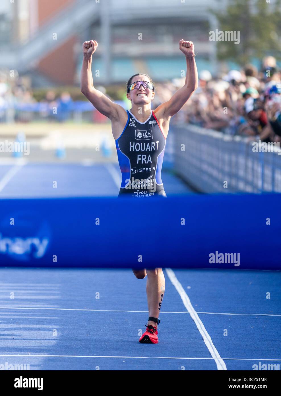 Wollongong, Nsw, Australien. Oktober 2025. LÃ HOUART aus Frankreich gewinnt den Juniortitel der Frauen. (Kreditbild: © Stephane Thomas/ZUMA Press Wire) NUR REDAKTIONELLE VERWENDUNG! Nicht für kommerzielle ZWECKE! Stockfoto
