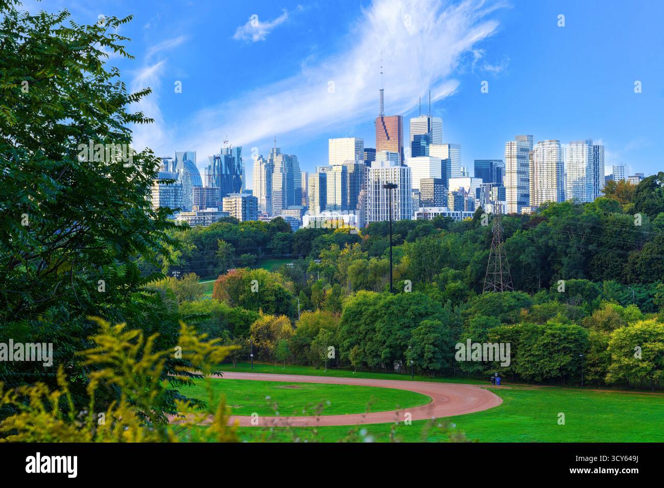 Städtische Skyline und Stadtlandschaft in Toronto, Kanada Stockfoto