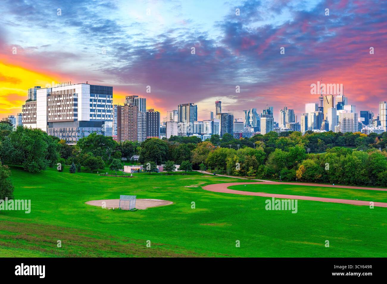 Städtische Skyline und Stadtlandschaft in Toronto, Kanada Stockfoto