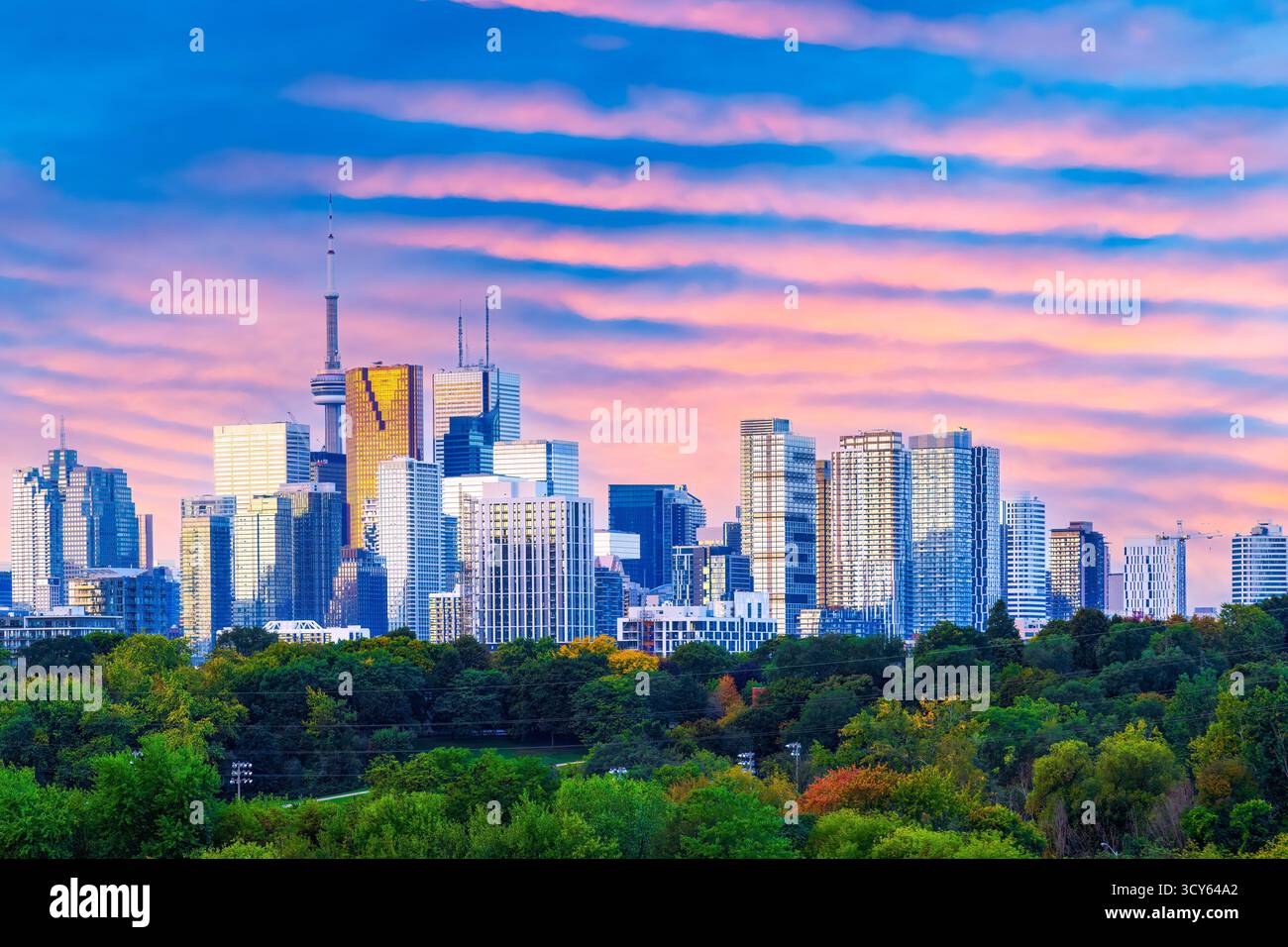 Städtische Skyline und Stadtlandschaft in Toronto, Kanada Stockfoto