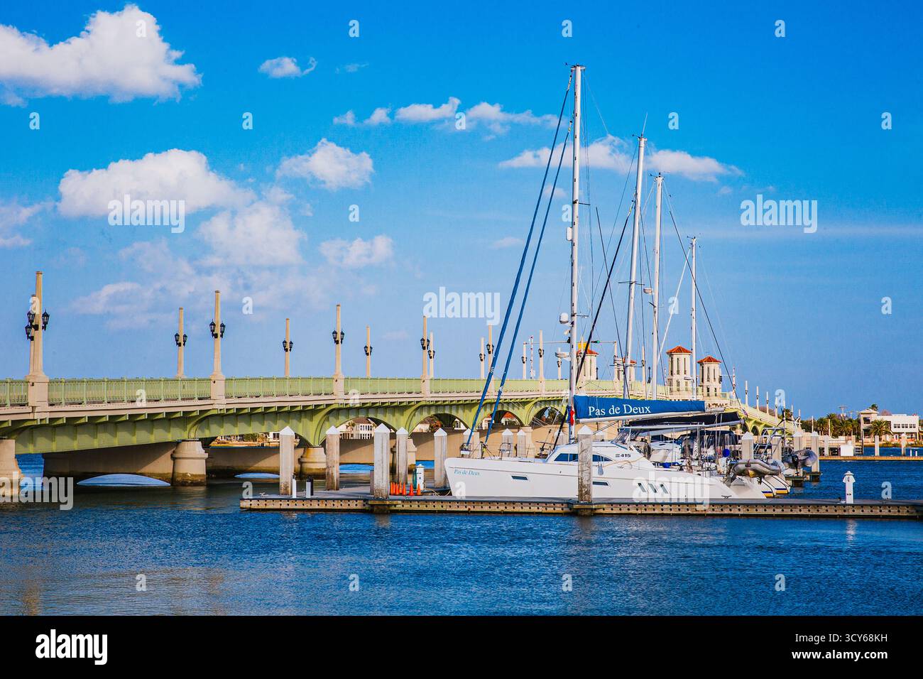 Atlantic Intercoastal Waterway Bridge of Lions Stockfoto