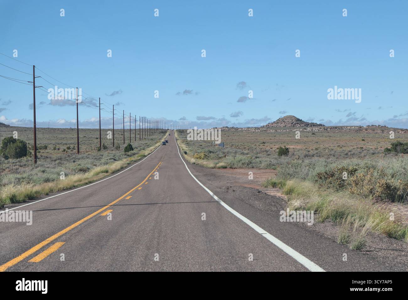 Entlang der AZ-277, Arizona, Stockfoto