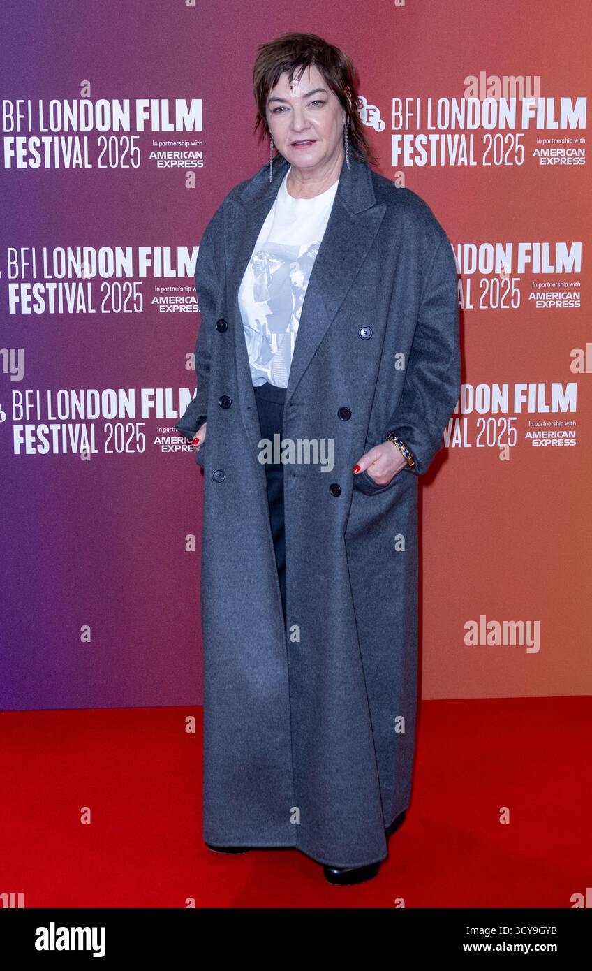 17. Oktober 2025, London, England, UK - Lynne Ramsay bei der Premiere die My Love, BFI London Film Festival 2025 Stockfoto