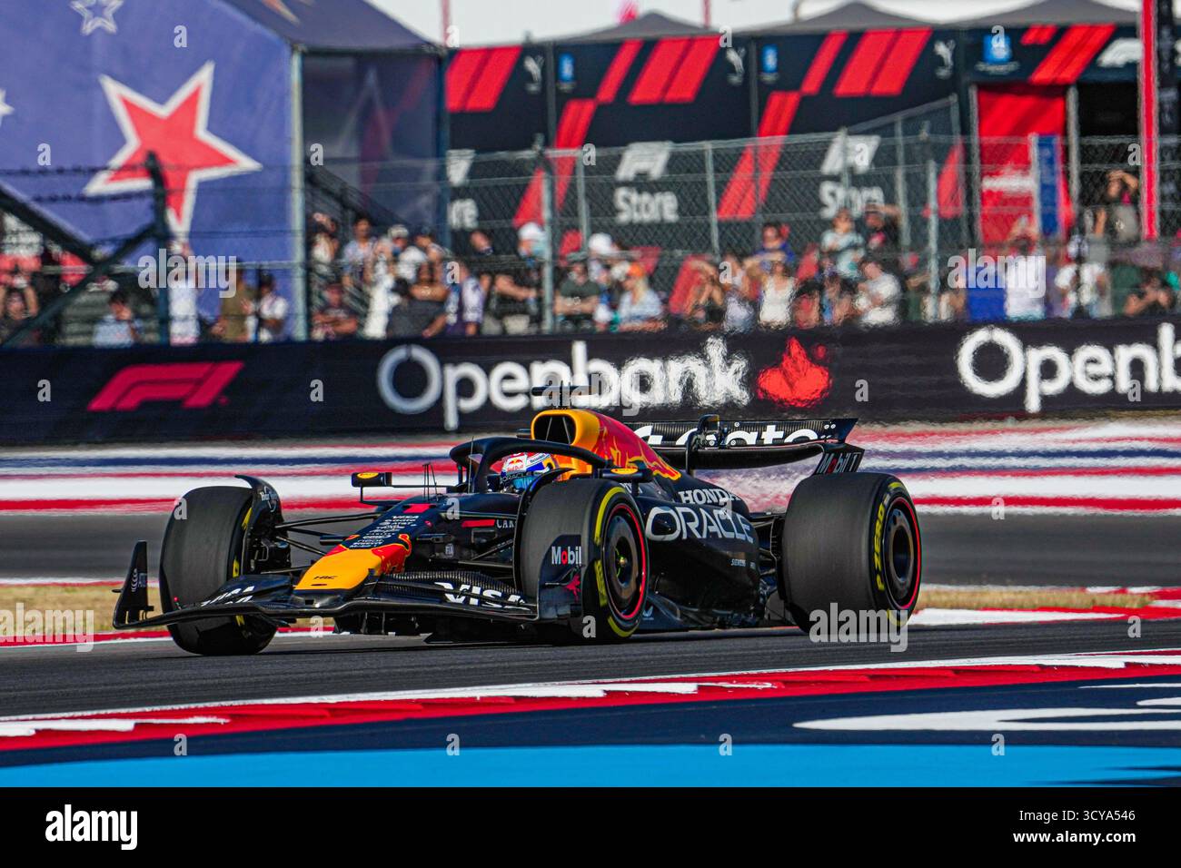 Max Verstappen (NED) - Oracle Red Bull Racing - Red Bull RB21 - Honda RBPT 17.10.2025, Circuit of the Americas, Austin, FORMEL 1 MSC CRUISES UNITED STATES GRAND PRIX 2025 , im Bild Stockfoto