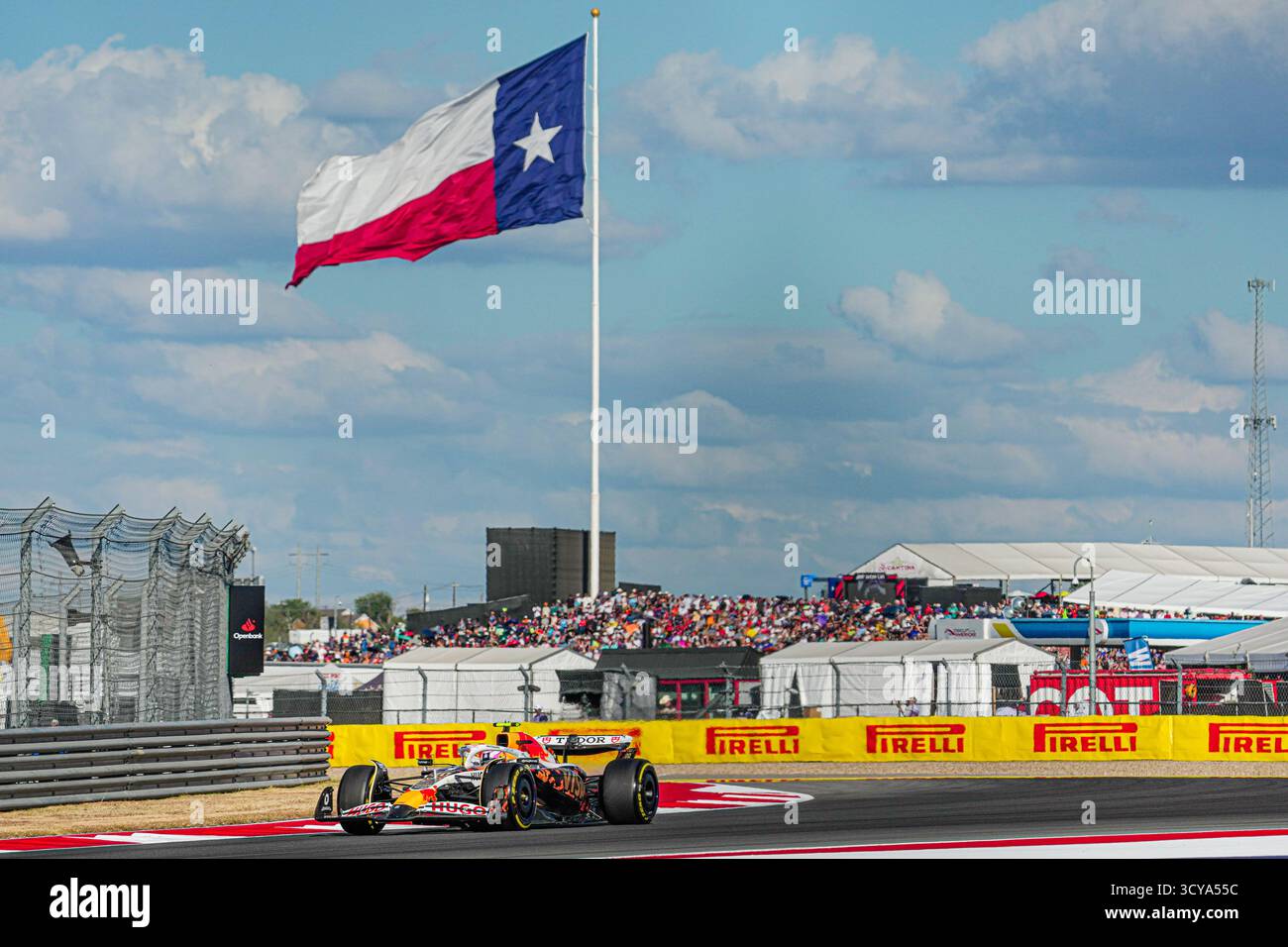 Liam Lawson (NZL) - Visa Cash App RB F1 Team - RB VCARB02 - Honda RBPT 17.10.2025, Circuit of the Americas, Austin, FORMEL 1 MSC CRUISES UNITED STATES GRAND PRIX 2025 , im Bild Stockfoto