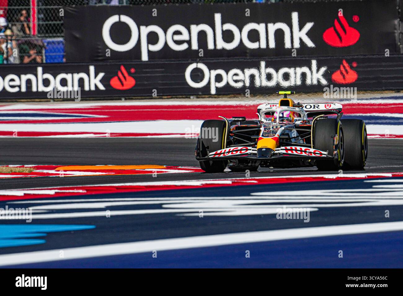 Austin, Vereinigte Staaten. Oktober 2025. Liam Lawson (NZL) - Visa Cash App RB F1 Team - RB VCARB02 - Honda RBPT 17.10.2025, Circuit of the Americas, Austin, FORMEL 1 MSC CRUISES UNITED STATES GRAND PRIX 2025, im Bild Credit: Alessio de Marco | Avens-Images.com/Alamy Live News Stockfoto