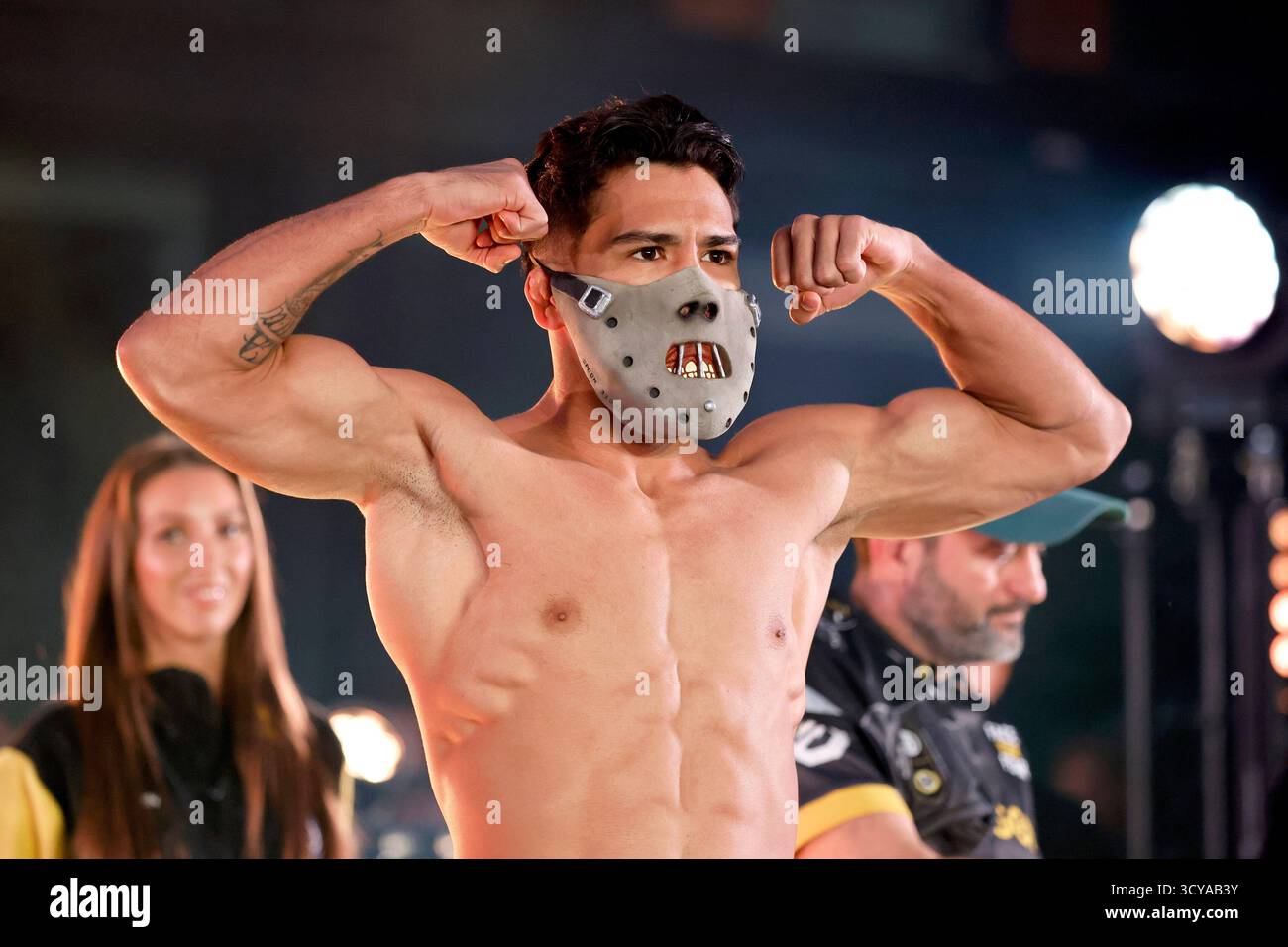 MMA-Kämpfer Igor Severino auf der Pressekonferenz zur MMA-Veranstaltung Oktagon 78 im Foyer der RTL am Picassoplatz. Köln, 17. Oktober 2025 Stockfoto MMA-Kämpfer Igor Severino auf der Pressekonferenz zur MMA-Veranstaltung Oktagon 78 im Foyer der RTL am Picassoplatz. Köln, 17. Oktober 2025 Stockfoto