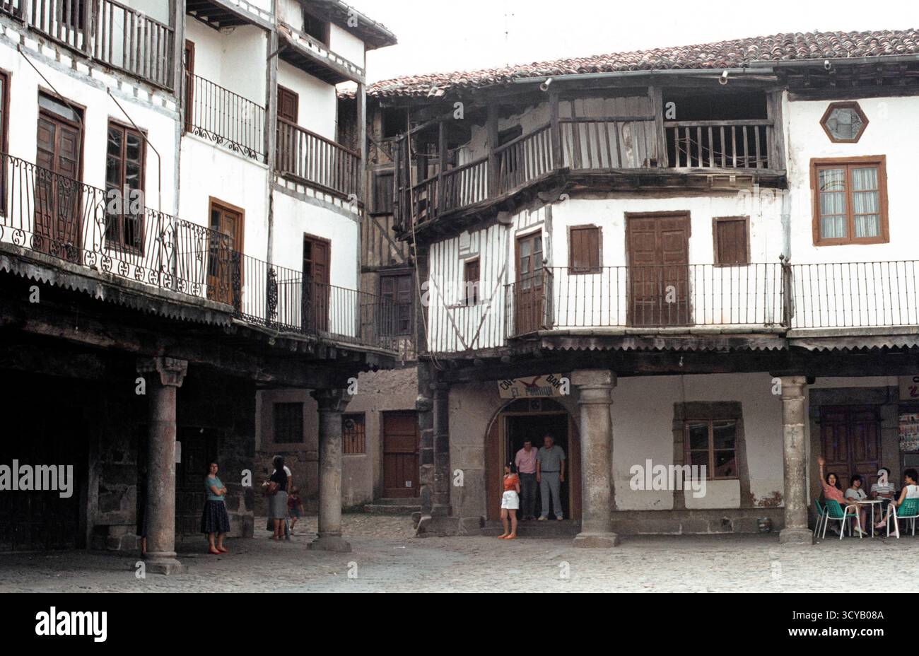 Fotos antiguas de la Zona de La Alberca. Salamanca. España Stockfoto