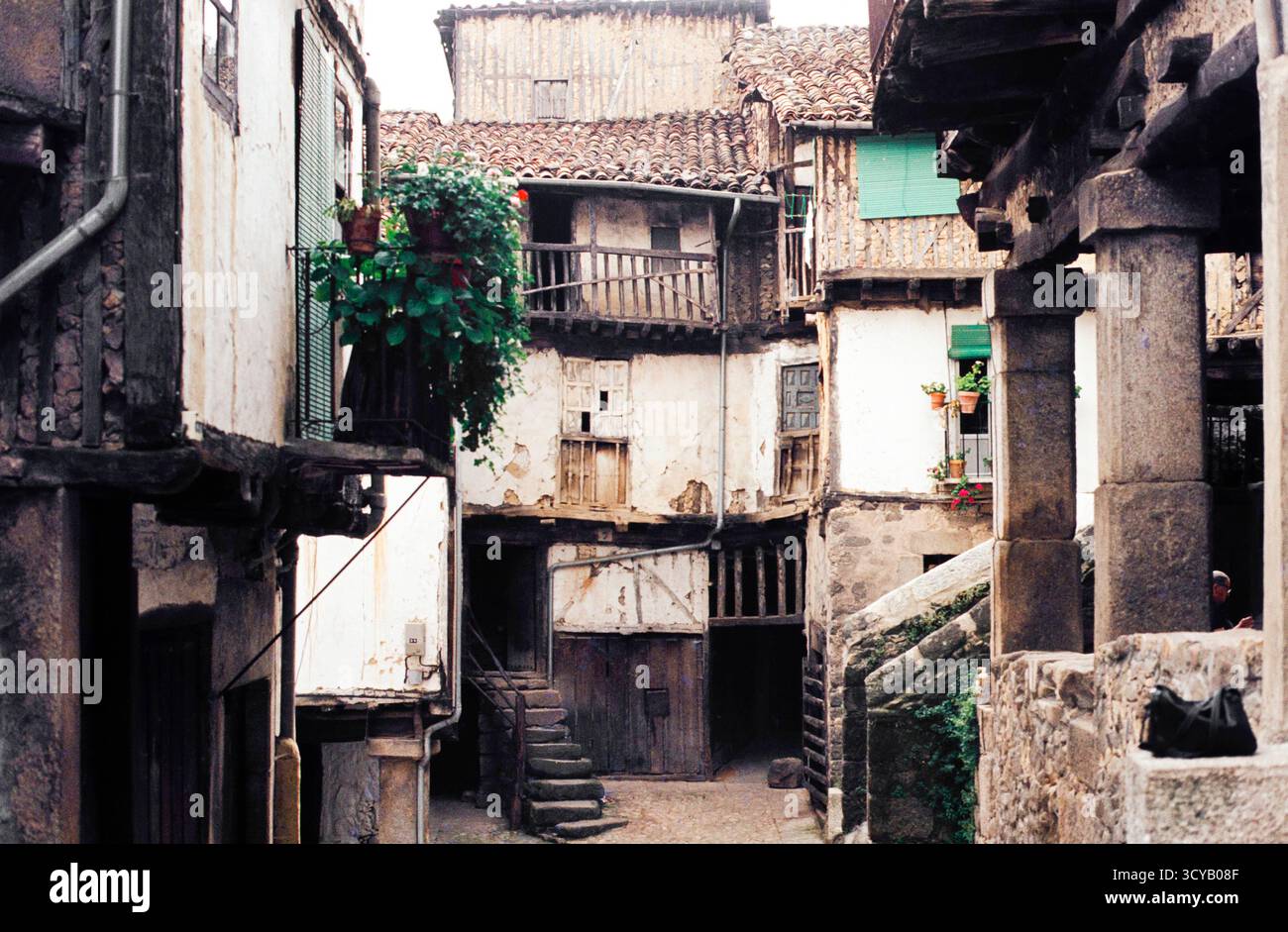 Fotos antiguas de la Zona de La Alberca. Salamanca. España Stockfoto