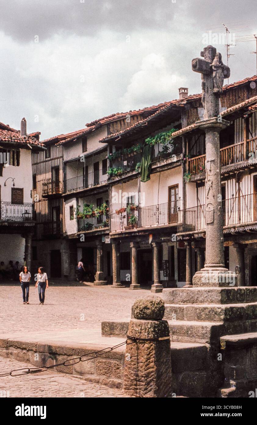 Fotos antiguas de la Zona de La Alberca. Salamanca. España Stockfoto