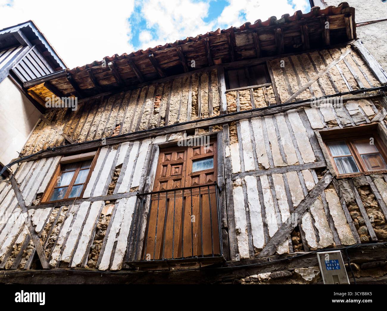 Arquitectura tradicional. La Alberca. Sierra de Francia. Salamanca. Castilla León. España. Stockfoto