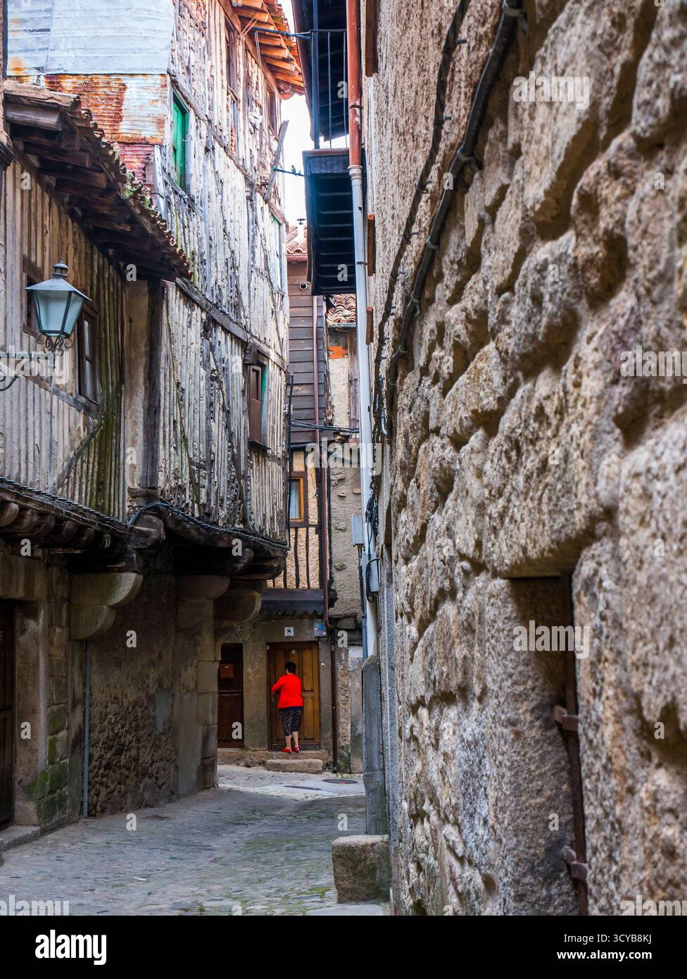 Arquitectura tradicional. La Alberca. Sierra de Francia. Salamanca. Castilla León. España. Stockfoto
