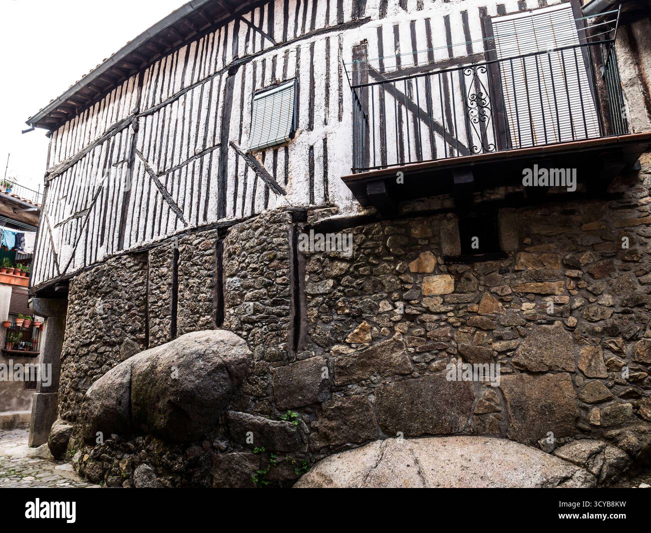Arquitectura tradicional. La Alberca. Sierra de Francia. Salamanca. Castilla León. España. Stockfoto