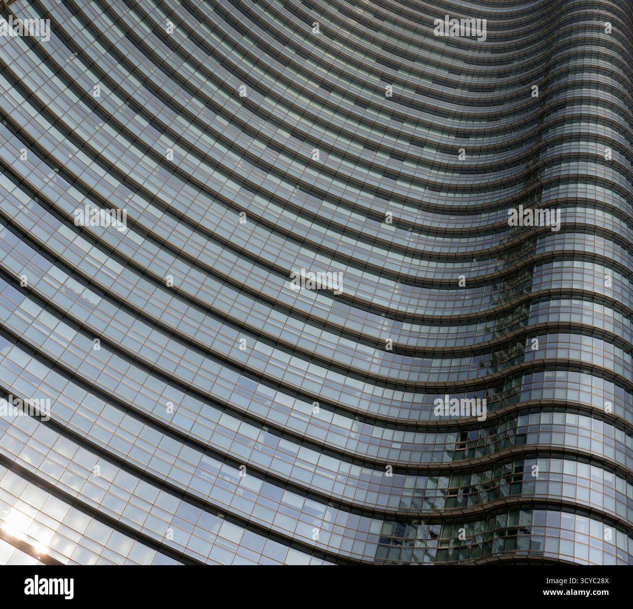Architektur Details modernes Gebäude Glasfassade geschäftlichen Hintergrund Stockfoto