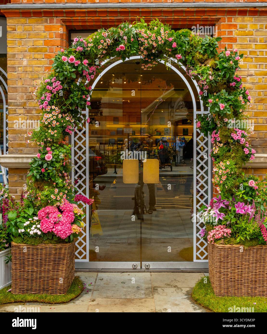 Chelsea in Bloom Festival rund um Sloane Square Chelsea. Stockfoto