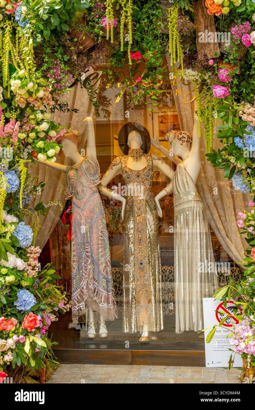 Chelsea in Bloom Festival rund um Sloane Square Chelsea. Stockfoto