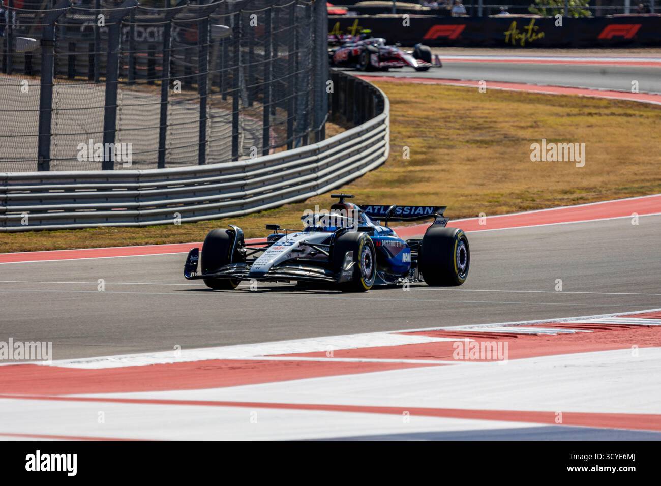 Austin, Texas, USA, 18. Oktober 2025, Alexander Albon, Williams, während des Qualifying Day F1, Copyright: Filip Skripko/Alamy Live News Stockfoto
