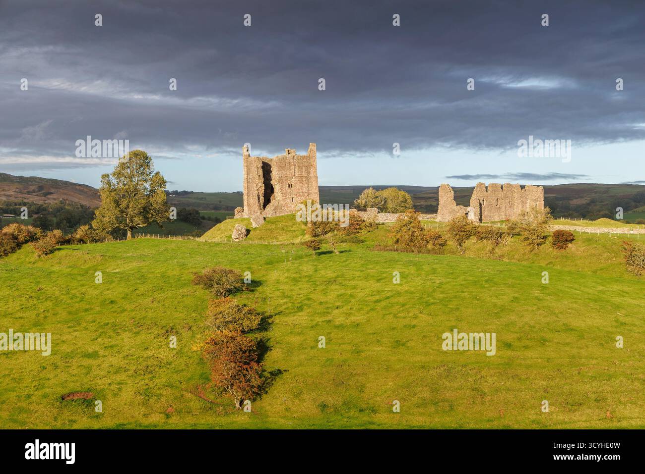 Brough Castle, Kirkby Stephen, Cumbria, England, Großbritannien Stockfoto